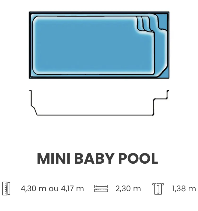 Piscine Mini Baby Pool - Contemporaine