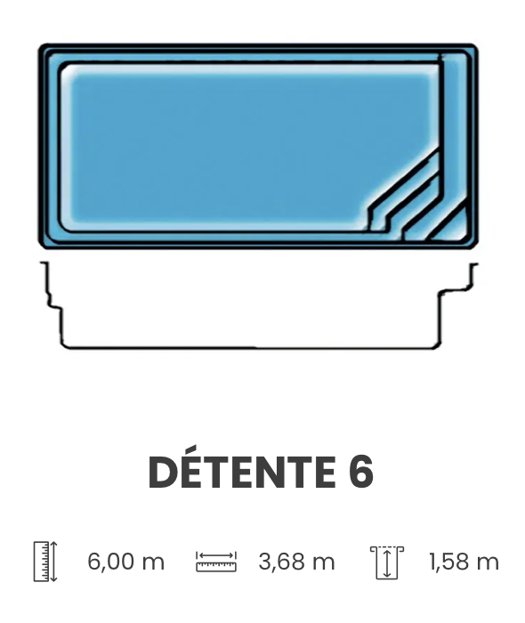 Piscine Détente 6 - Contemporaine