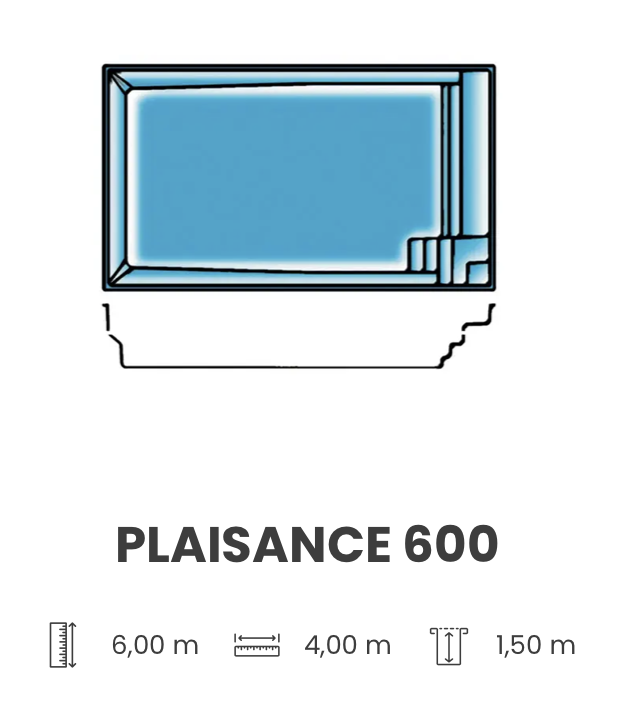 Piscine Plaisance 600 - Contemporaine