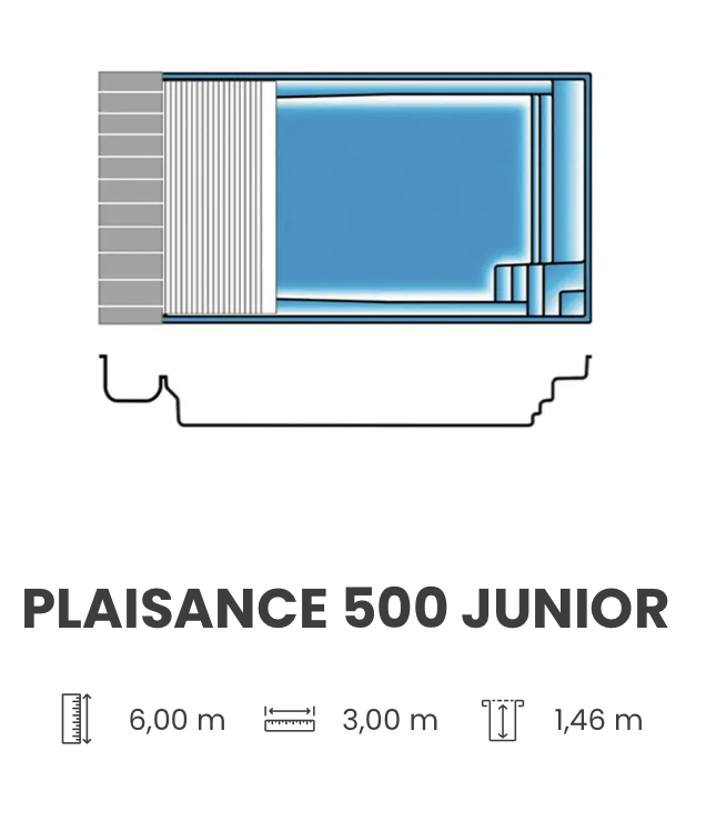 Piscine Plaisance 500 Junior- Gamme Coveroll